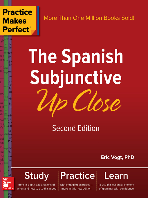 Title details for The Spanish Subjunctive Up Close by Eric W. Vogt - Available